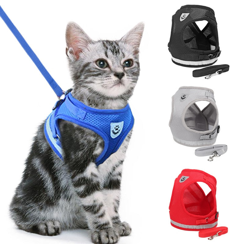 Cat Vest Leash Harness