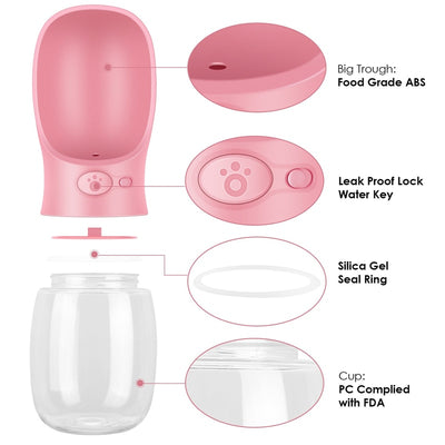 One-Touch Portable Pet Water Bottle