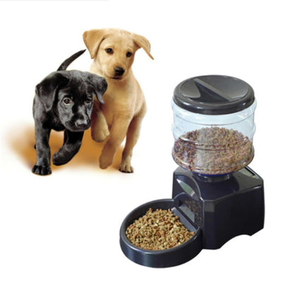 Automatic Pet Feeder 5.5L - 2017 Version with Voice Message Recording For Dogs and Cats