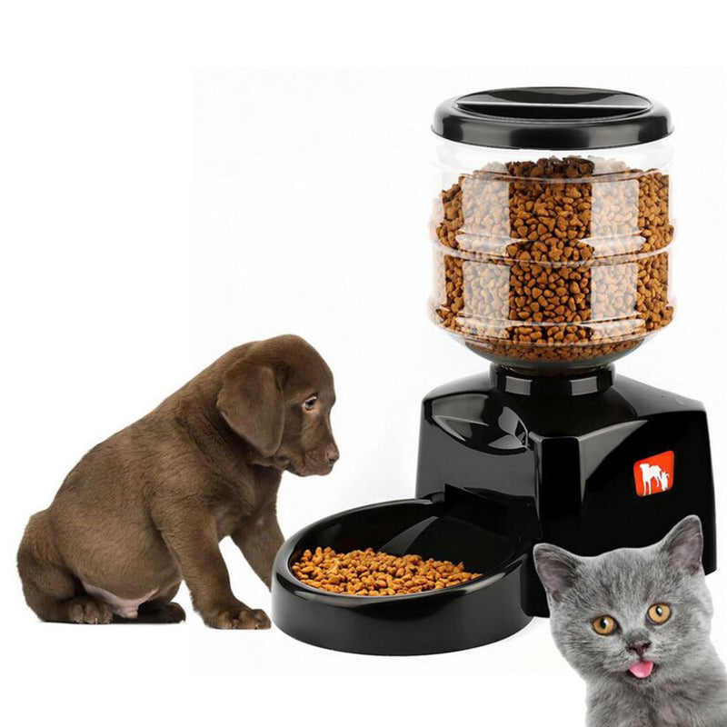 Automatic Pet Feeder 5.5L - 2017 Version with Voice Message Recording For Dogs and Cats