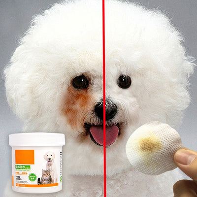 120 Pcs/bottle Pet Eye Wipes
