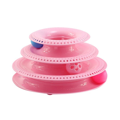 Three Levels Tower Tracks Cat Toy