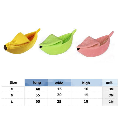 Banana Pet Bed