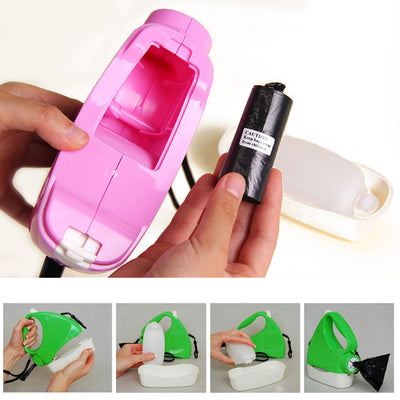 4 In 1 Retractable Multifunctional Dog Leash (Traction Rope + Garbage Bags + Water + Treats)