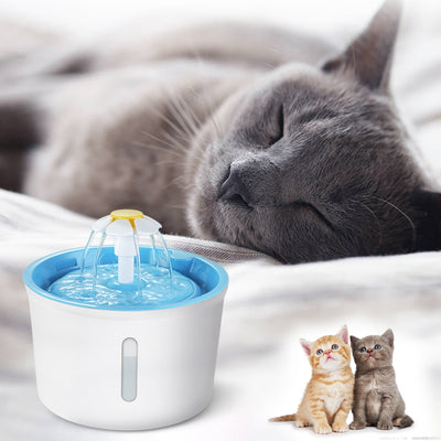 LED Electric Automatic Pet Fountain Drinking Water Dispenser