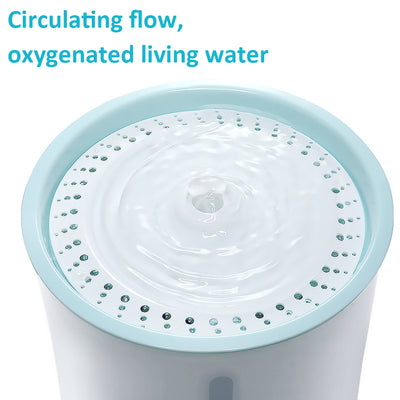 LED Electric Automatic Pet Fountain Drinking Water Dispenser
