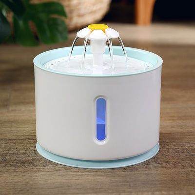LED Electric Automatic Pet Fountain Drinking Water Dispenser