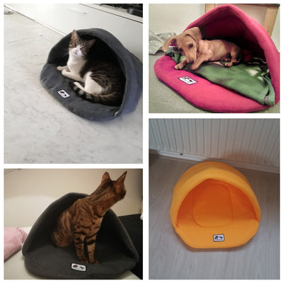 Soft and Warm Pet Bed Cave