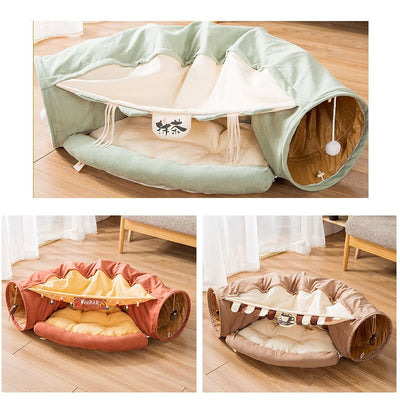 Funny Cat Tunnel Bed