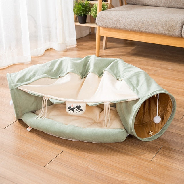 Funny Cat Tunnel Bed