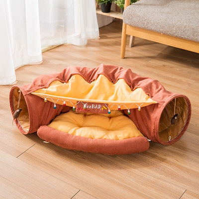 Funny Cat Tunnel Bed