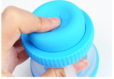 Silicone Pet Washing Brush with Shampoo Reservoir
