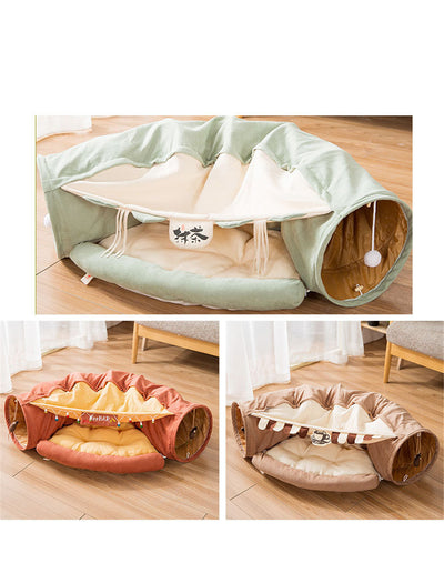 Funny Cat Tunnel Bed