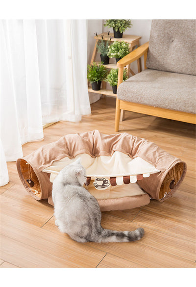 Funny Cat Tunnel Bed