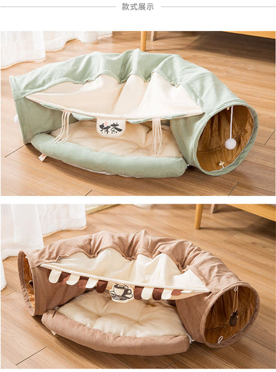 Funny Cat Tunnel Bed