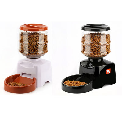 Automatic Pet Feeder 5.5L - 2017 Version with Voice Message Recording For Dogs and Cats