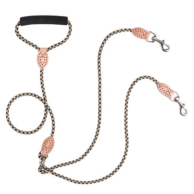 Nylon Double Dog Leashes