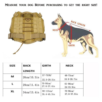 Tactical Outdoor Dog Harness