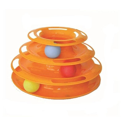 Three Levels Tower Tracks Cat Toy